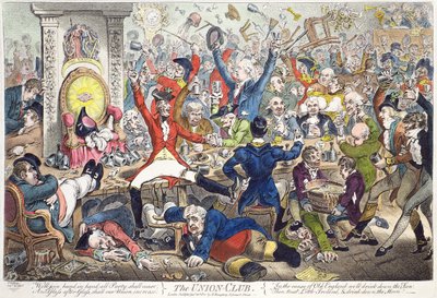 The Union Club by James Gillray